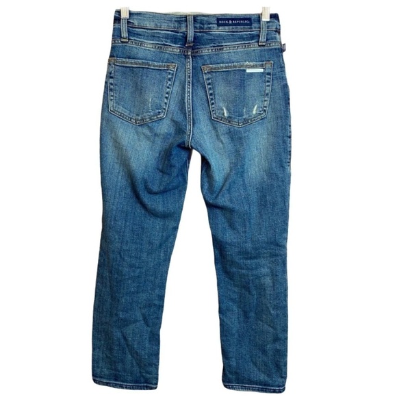 rock & REPUBLIC KENDALL ANKLE DISTRESSED JEANS - Picture 2 of 7